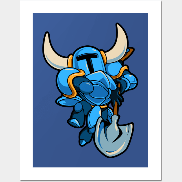 Shovel Knight Bounce Wall Art by heavyaugust